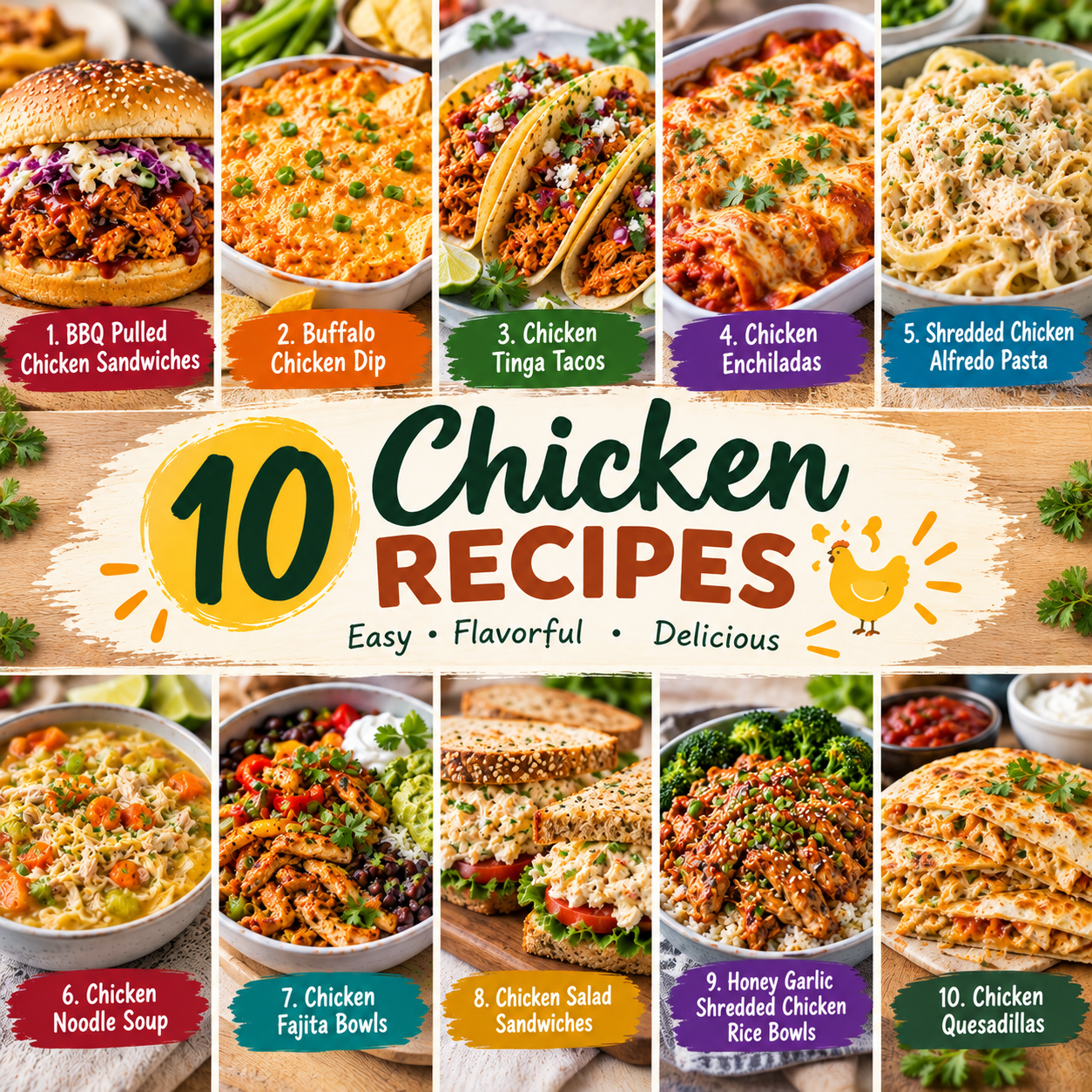 10 Shredded Chicken Recipes for Effortless Weeknight Dinners 1 ChatGPT Image Sep 20 2026 09 54 25 PM