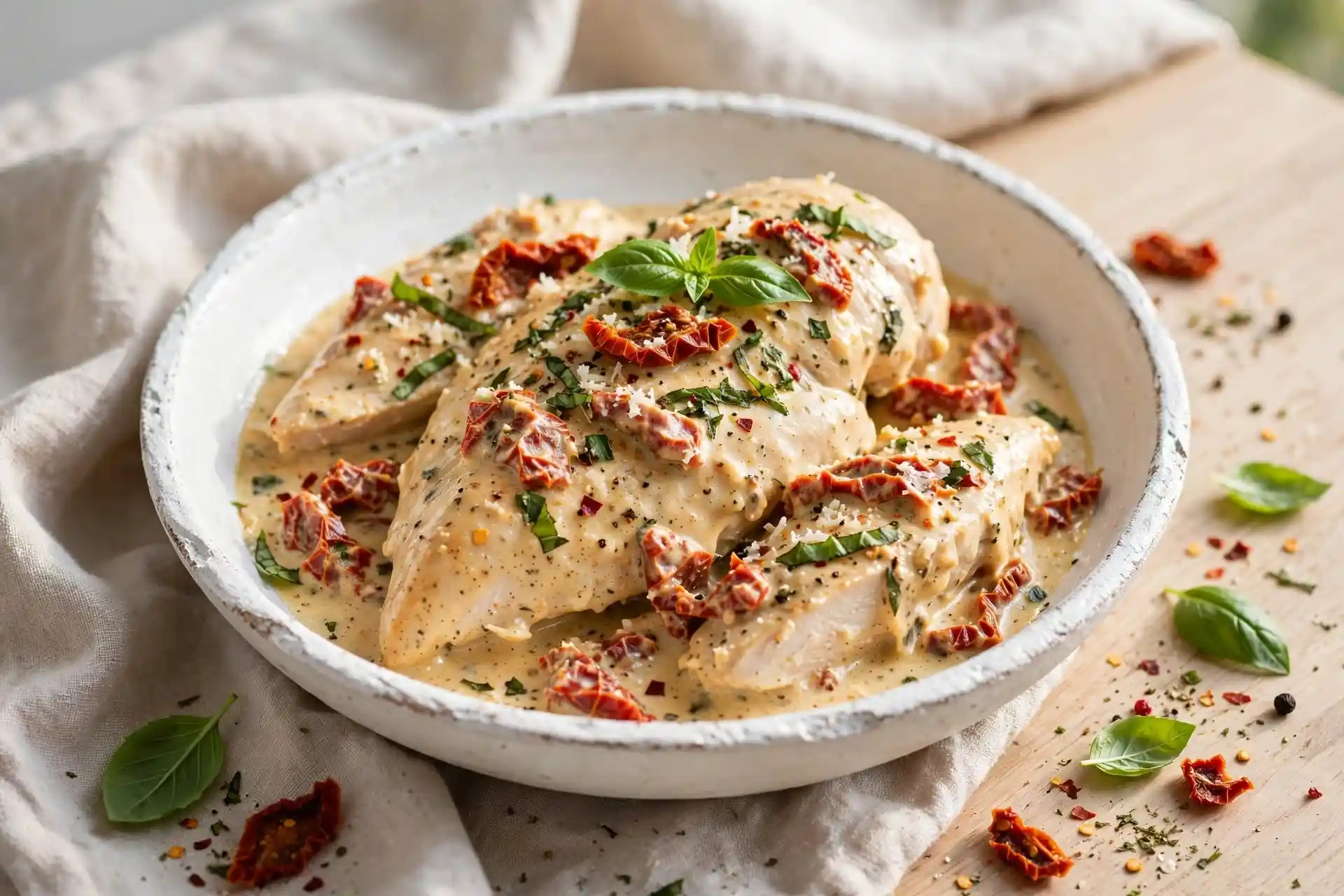creamy sun dried tomato chicken